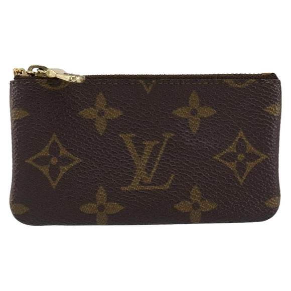 LOUIS VUITTON Monogram Pochette Cles Coin Purse M60033 LV Auth 153569