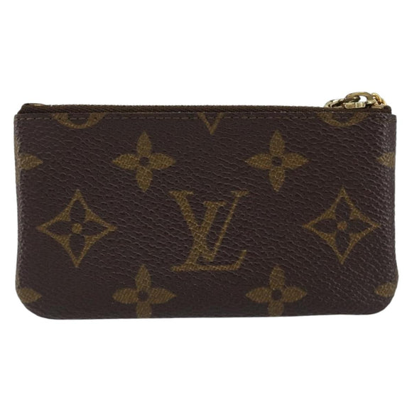 LOUIS VUITTON Monogram Pochette Cles Coin Purse M60033 LV Auth 153569