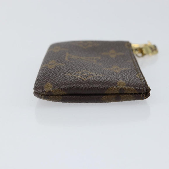 LOUIS VUITTON Monogram Pochette Cles Coin Purse M60033 LV Auth 153569