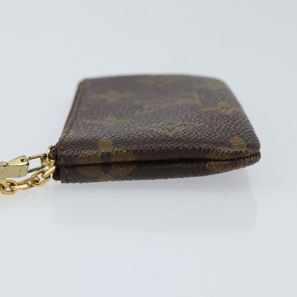 LOUIS VUITTON Monogram Pochette Cles Coin Purse M60033 LV Auth 153569