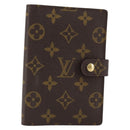 LOUIS VUITTON Monogram Agenda PM Day Planner Cover R20005 LV Auth 153570-1