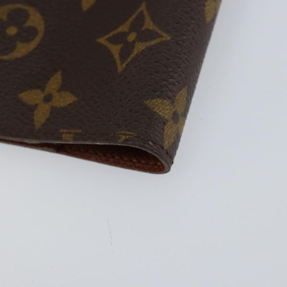 LOUIS VUITTON Monogram Agenda PM Day Planner Cover R20005 LV Auth 153570