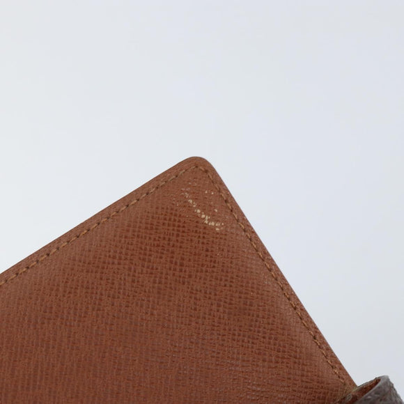 LOUIS VUITTON Monogram Agenda PM Day Planner Cover R20005 LV Auth 153570