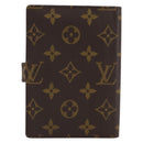 LOUIS VUITTON Monogram Agenda PM Day Planner Cover R20005 LV Auth 153570-2