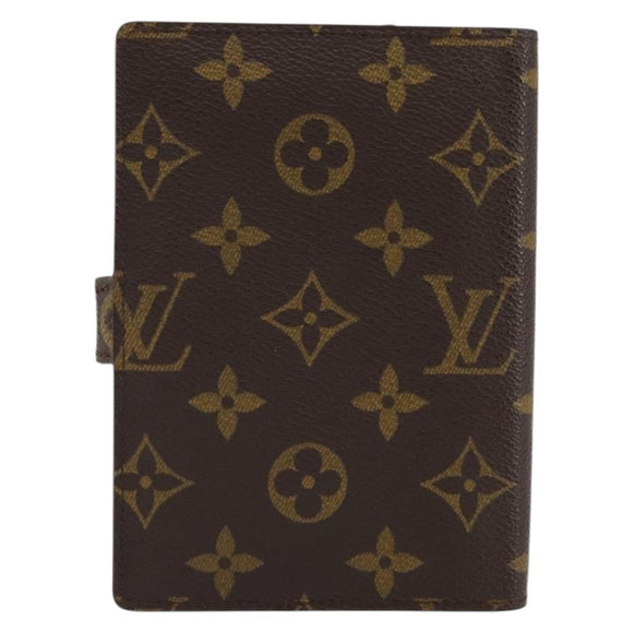 LOUIS VUITTON Monogram Agenda PM Day Planner Cover R20005 LV Auth 153570
