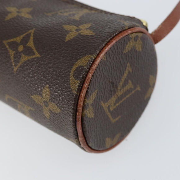 LOUIS VUITTON Monogram Papillon Pouch LV Auth 153573