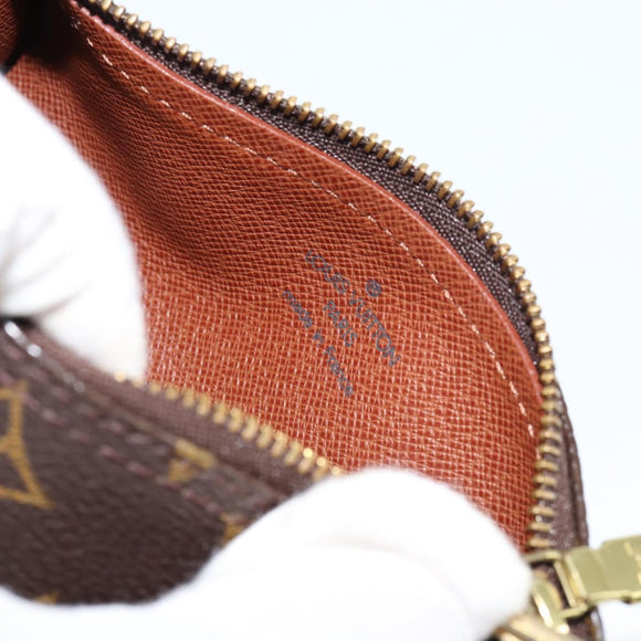 LOUIS VUITTON Monogram Papillon Pouch LV Auth 153573