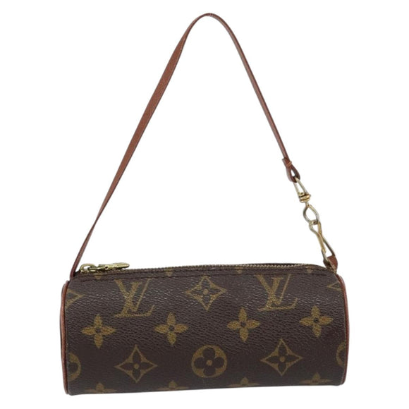 LOUIS VUITTON Monogram Papillon Pouch LV Auth 153573