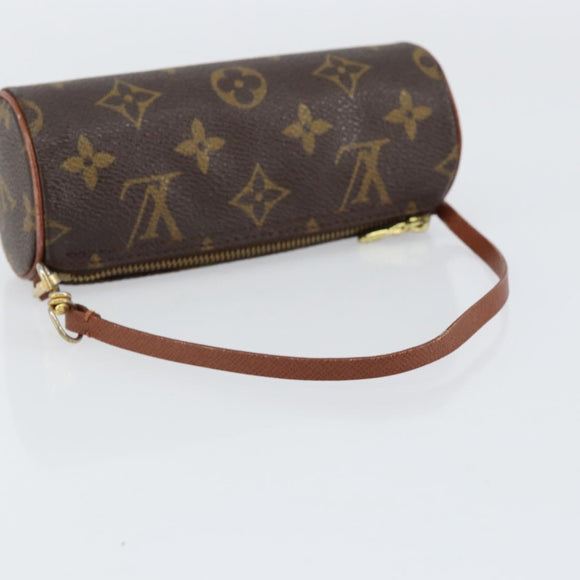 LOUIS VUITTON Monogram Papillon Pouch LV Auth 153573