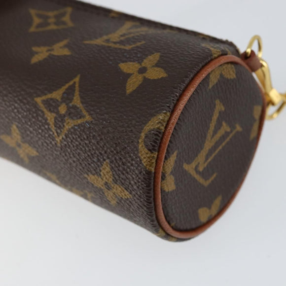 LOUIS VUITTON Monogram Papillon Pouch LV Auth 153574