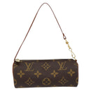 LOUIS VUITTON Monogram Papillon Pouch LV Auth 153574-13