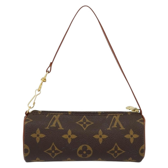 LOUIS VUITTON Monogram Papillon Pouch LV Auth 153574