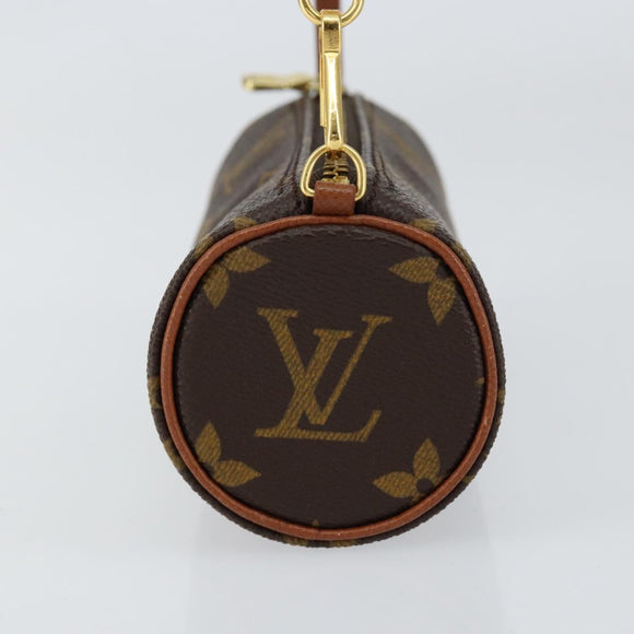 LOUIS VUITTON Monogram Papillon Pouch LV Auth 153574