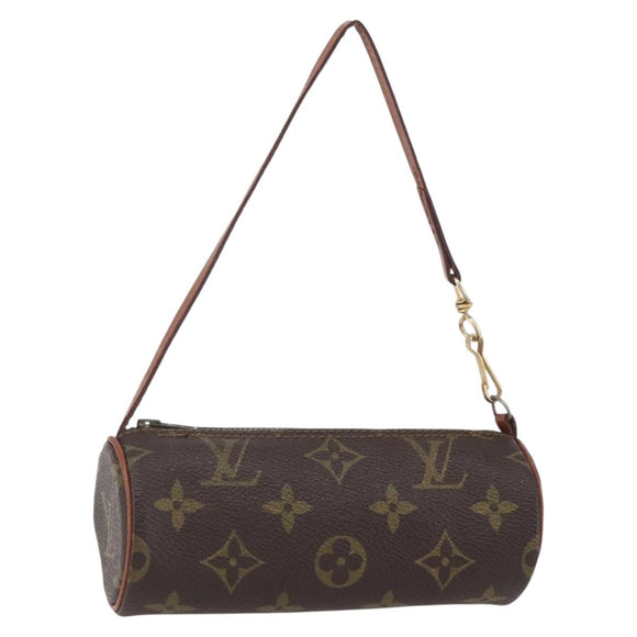LOUIS VUITTON Monogram Papillon Pouch LV Auth 153575