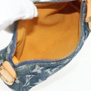 LOUIS VUITTON Monogram Denim Trousse Speedy GM Pouch Blue M95081 LV Auth 153581V-16