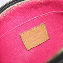 LOUIS VUITTON Multicolor Pochette Cosmetic Pouch Black M47355 LV Auth 153582-17