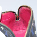 LOUIS VUITTON Multicolor Pochette Cosmetic Pouch Black M47355 LV Auth 153582-18