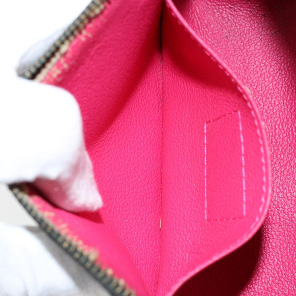 LOUIS VUITTON Multicolor Pochette Cosmetic Pouch Black M47355 LV Auth 153582