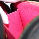 LOUIS VUITTON Multicolor Pochette Cosmetic Pouch Black M47355 LV Auth 153582-12