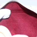 LOUIS VUITTON Monogram Multicolor Trousse Wapity Pouch White M58033 Auth 153583-15