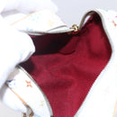 LOUIS VUITTON Monogram Multicolor Trousse Wapity Pouch White M58033 Auth 153583-16