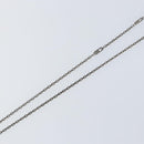 LOUIS VUITTON LV Printed Initials Necklace Silver tone M80208 LV Auth 153584M-15