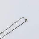 LOUIS VUITTON LV Printed Initials Necklace Silver tone M80208 LV Auth 153584M-16