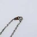 LOUIS VUITTON LV Printed Initials Necklace Silver tone M80208 LV Auth 153584M-11