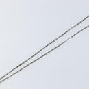 LOUIS VUITTON LV Printed Initials Necklace Silver tone M80208 LV Auth 153584M-5