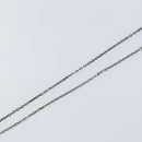 LOUIS VUITTON LV Printed Initials Necklace Silver tone M80208 LV Auth 153584M-6