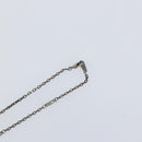 LOUIS VUITTON LV Printed Initials Necklace Silver tone M80208 LV Auth 153584M-7