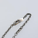 LOUIS VUITTON LV Printed Initials Necklace Silver tone M80208 LV Auth 153584M-8