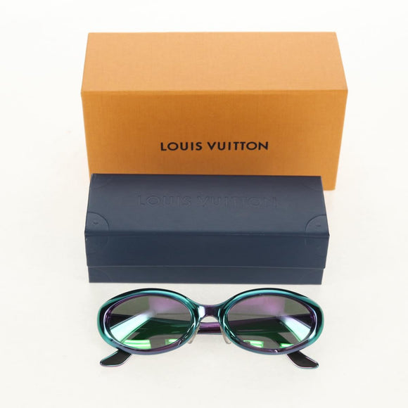 LOUIS VUITTON Sunglasses metal Multicolor Z1004U LV Auth 153585A