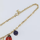 LOUIS VUITTON Collier Phrase Necklace metal Gold M64921 LV Auth 153586-5