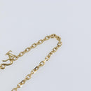 LOUIS VUITTON Collier Phrase Necklace metal Gold M64921 LV Auth 153586-6
