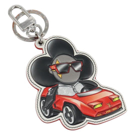 LOUIS VUITTON Monogram Eclipse Sporty Car Vivienne Key Holder M00960 Auth 153587