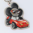 LOUIS VUITTON Monogram Eclipse Sporty Car Vivienne Key Holder M00960 Auth 153587-4