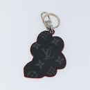 LOUIS VUITTON Monogram Eclipse Sporty Car Vivienne Key Holder M00960 Auth 153587-5