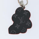 LOUIS VUITTON Monogram Eclipse Sporty Car Vivienne Key Holder M00960 Auth 153587-7
