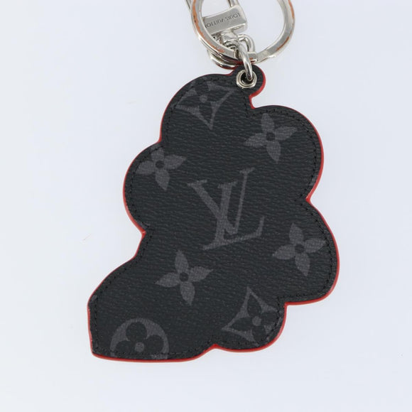 LOUIS VUITTON Monogram Eclipse Sporty Car Vivienne Key Holder M00960 Auth 153587