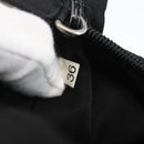 PRADA Hand Bag Nylon Black Silver Auth 153589V-11