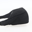 PRADA Hand Bag Nylon Black Silver Auth 153589V-3