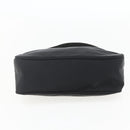 PRADA Hand Bag Nylon Black Silver Auth 153589V-5