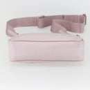 PRADA RE-Edition 2005 Shoulder Bag Nylon 2way Pink Silver Auth 153590V-5