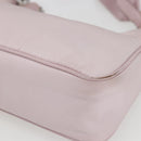 PRADA RE-Edition 2005 Shoulder Bag Nylon 2way Pink Silver Auth 153590V-9