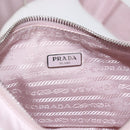 PRADA RE-Edition 2005 Shoulder Bag Nylon 2way Pink Silver Auth 153590V-22