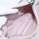 PRADA RE-Edition 2005 Shoulder Bag Nylon 2way Pink Silver Auth 153590V-10