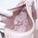 PRADA RE-Edition 2005 Shoulder Bag Nylon 2way Pink Silver Auth 153590V-23