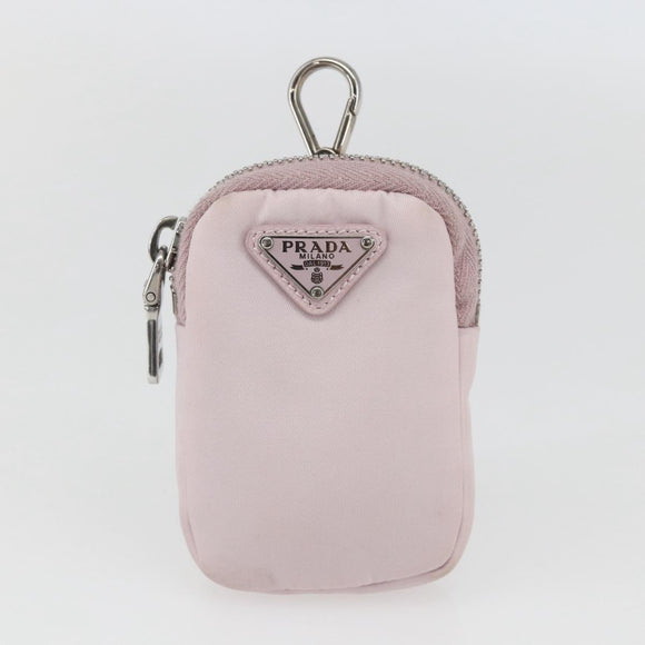 PRADA RE-Edition 2005 Shoulder Bag Nylon 2way Pink Silver Auth 153590V