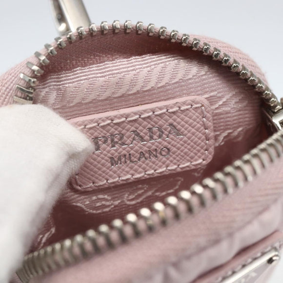 PRADA RE-Edition 2005 Shoulder Bag Nylon 2way Pink Silver Auth 153590V